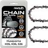 Mamuth Wild Nature 2 catene per motosega, 45 cm, 1,3 mm, 62 TG, per Husqvarna H35, H36, S36