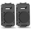 DAGLLGEW 2PCS Portautensili magnetico Clip da cintura Magnete da cintura resistente Clip-On Portautensili magnetico e hardware con serratura per viti Chiodi Cacciaviti Chiave Accessori in metallo