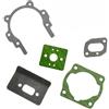 DORFEY 10 pezzi 40-5 decespugliatore 430 tagliaerba cilindro carter carburatore tubo di aspirazione marmitta guarnizione(For Muffler)