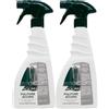 FEI FAN Aquam PULITORE ACCIAIO Spray, Con Film Protettivo Anti-Graffio. Ideale Per Superfici In Acciaio Inox Lucido e Satinato, Formula Rapido Risciacquo 500ml (2 Spray)