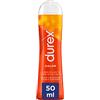 Durex Hot, Lubrificante Sessuale Intimo, Gel Lubrificante a Base d'Acqua Adatto per Massaggi e Preliminari, Effetto Caldo, 50 ml