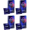 Durex Intense, Preservativi con Nervature e Rilievi con Gel stimolante (56 mm), 24 Profilattici (Pack of 24)