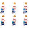 Dixan Liquido Expert Smacchiante Detersivo Lavatrice (6 confezioni, totale lavaggi 102), Per una pulizia profonda del bucato e freschezza igienica per la lavatrice, Rimuove le macchie da 20°C.