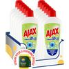 SPESA & RISPARMIO Detergente Pavimenti con Candeggina al Limone - 1L kit con Spugna Brandizzata SPESA & RISPARMIO Inclusa - Variazioni 4/8/12 Pezzi (12)