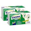 Generico Corona Flash Up 3 in 1 - CONFEZIONI da 150 Fogli Ognuno, Carta Multiuso Estraibile 2 Veli - Ideale per Cucina, Tavola e Bagno - Confezione Igienica Salvaspazio (x2)