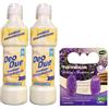 FEI FAN SET: 2x Morbido Ammorbidente Con Profuma Biancheria, Più Concentrato, Più Profumato, Fino a 50 Lavaggi, Profumo FLEUR BLANCHE 1L + Tarmiblok Proteggi & Profuma, Per Armadi e Cassetti