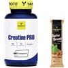 Generico Yamamotò Creatine Pro 150 compresse - creatina creapure quality + Protein Snack in Omaggio - Senza Glutine e Senza lattosio