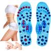 Generic Solette Massaggianti Dimagranti Terapia Massaggio Riflessologia del Piede Sottopiedi,Terapia Solette Magnetiche Massaggianti Per Uomo Donna,Solette Ortopediche Fascite Planta(Size:L(41-45),Color:Nero)