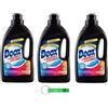 Beni Culinari 3 x deox lavatrice per capi colorati e scuri - detersivo liquido per lavatrice - detersivo 21 lavaggi 1050 ml + portachiavi Beni Culinari