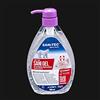 SANITEC igiene sicura Gel per mani disinfettante a base di alcol, 600 ml con dispenser