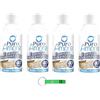 Beni Culinari 4 X PURO AMORE Essenza Concentrata Bianco Latte Bucato e Pavimenti - Profumo concentrato per biancheria e pavimenti - 40 lavaggi 200 ml + portachiavi Beni Culinari
