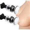KunBang Giocattolo sessuale della pompa del seno del capezzolo di vuoto, facile da trasportare, forza di aspirazione può essere regolata manualmente (2CM)