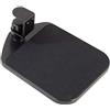 VIVO Piattaforma di supporto per mouse con morsetto, regolabile sotto la scrivania girevole a 360°, supporto per vassoio di estensione per desktop fino a 2, nero, MOUNT-MS01A
