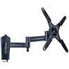 Techly 308817 Supporto a Muro per TV LED LCD 13-37'' Inclinabile 3 Snodi Nero Nero
