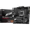 MSI Scheda madre PRO B650M-A WiFi ProSeries (processori AMD Ryzen serie 9000/8000/7000, AM5, DDR5, PCIe 4.0, M.2, SATA 6Gb/s, USB 3.2 Gen 2, HDMI/DP, Wi-Fi 6E, Bluetooth 5.3, 2.5Gbps LAN, mATX)