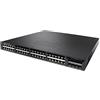 Cisco Catalyst 3650-48PD-L Switch di rete a 48 porte PoE+ Gigabit Ethernet, 2 uplink da 10G e 2 uplink da 1G, alimentatore 640 WCA, garanzia limitata a vita con formula avanzata (WS-C3650-48PD-L)