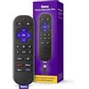 Roku, Inc Roku Voice Remote Pro (2a Ed.) | Telecomando TV ricaricabile con comandi vocali vivavoce, pulsanti retroilluminati e cercatore remoto perso - Compatibile con tutti i televisori Roku e lettori audio