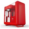 HYTE X50 MID TOWER CASE CHERRY (HYTE X50 Modern Performance Mid-Tower ATX Case - WILD CHERRY)