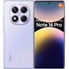 Xiaomi Redmi Note 14 PRO 12 + 512 GB 5500 mAh Batteria 6.67' AMOLED Display MediaTek Helio G100-Ultra 120 Hz Eye-Care Display 200 MP Imaging System 5500 mAh Batteria massiccia (Viola)