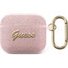 CG MOBILE Guess GUA3SASMP - Custodia per AirPods 3, collezione Saffiano Script Metal