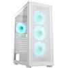 COUGAR Gaming | BOX PC Gaming | MX220RVBWHITE - Alloggiamento ATX Intermedio - 4 Ventole ARGB 120mm preinstallate - Capacità di Raffreddamento Massima - Supporto USB 3.2 Gen 2 Tipo C