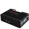 GeeekPi Custodia in Alluminio con Doppia Ventola Raspberry Pi 4 Modello B