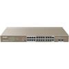 Tenda Switch Teg1126p-24-410w 24p Gigabit 10/100/1000 Poe 2p Sfp Unmanaged Potenza Poe 370w
