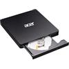 Acer Portable DVD Writer AXD001 lettore di disco ottico DVD?RW Nero (Portable Dvd Writer - Warranty: 12M)