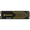Transcend SSD M.2 2280 con dissipatore da 1 TB, fino a 7.400 MB/s per PS5, desktop, laptop, PCIe 4.0 NVMe Gen4x4, memoria 3D TLC NAND, ideale per gaming e uso professionale
