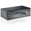 Techly Professional 104608 Armadio Rack 19 a Muro 3U Prof. 320 Nero Assemblato Nero