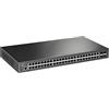 TP-Link T2600G-52TS Managed Switch, L2 Jetstream 48 Porte Gigabit, 4 Porte SFP, Routing Statico, Port, Tag e Voice VLAN