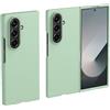 QJONSIU Cover Compatibile con Samsung Galaxy Z Fold 7, Antigraffio Ultra Sottile e PC Protezione Case-Verde menta