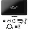 Wacom Cintiq Pro 24 Touch Display Interattivo con Penna Wacom Pen Pro 2; Tavoletta Grafica con Schermo LCD 24 per Disegno Digitale; Fino a 4k UHD; Compatibile con Windows & OS X; Nero