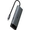 TP-Link Adattatore multiporta USB C Hub 7 in 1 (UH7020C) | HDMI 4K a 60Hz, SD e microSD, alimentazione da 100 W, 1 × USB-C, 2 porte USB-A | Dongle ad alta velocità da 5 Gbps | Compatibile con MacBook