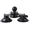 Leenconghui Tripla ventosa con sfera da 38 mm, base di supporto per auto resistente con 3 ventose, compatibile con supporti RAM e altri bracci a doppia presa C