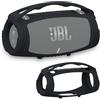XEGIMOR Custodia in silicone compatibile con altoparlante Bluetooth portatile JBL Xtreme 3, custodia protettiva morbida con manico (nero)