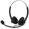 Archuu Cuffie per call center, A26-RJ Cuffie per assistenza clienti Call center Cuffie per telefono, Connettore in RJ11, Microfono con cancellazione del rumore professionale, Cuffie