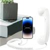 Generico Cornetta Retro Per Telefoni Cellulari - Type-C Retrò Comodo Con Microfono | Cellulare Stile Vintage,per Casa, Cucina, Soggiorno, Comodino, Bagno, Uffici, Scrivania, Scuola, Viaggio