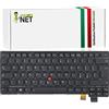 new net - Keyboards - Tastiera ITALIANA compatibile con Notebook Lenovo Thinkpad T460S [ Con frame - Retroilluminata - LAYOUT ITA ]