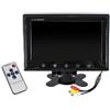 Vetrine inrete Vetrineinrete® Monitor lcd 10,1 pollici a colori per telecamera videosorveglianza con telecomando 10,1 con connessione rca per macchina auto casa camper C14