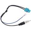 Akozon Adattatore per Antenna Radio RF per Auto Doppio FAKRA con Amplificatore Parte di Mercato degli Autoveicoli Per AG RNS510 MFD3 RCD510 310 Per AG MK5 MK6 B6 B7