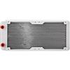KIMISS Radiatore in Alluminio Radiatore di Raffreddamento Ad Acqua Radiatore in Alluminio Zincato Bianco Dissipatore di Calore per Radiatore in Alluminio Cfor Scambiatore di Calore (240 mm)