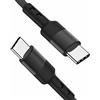 YSJJZRL Cavo USB C a USB C, (1.5M) PD 60 W Caricabatterie rapido USB Tipo C Cavo Intrecciato Compatibile con Samsung Galaxy S21 S21+ S20+ S10 Note 20 Ultra 10 e Altro (Nero)