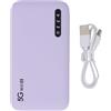 FAUOSWUK 5G Mobile Hotspot WiFi 6 Travel Router con Batteria da 6100 MAh e Supporto Slot Nano SIM 16 Dispositivi 2,77 Gbps Speed IP67 Purple