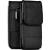 moex Custodia per Oukitel WP32 con passante per cintura, custodia per cellulare, robusta custodia protettiva a 360 gradi, con moschettone, custodia agility, colore nero