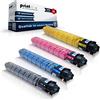 Print-Klex 4 cartucce Print-Klex compatibili con Ricoh Aficio MP C 300 MP C 300 ht MP C 300 hw MP C 300 sr 842038 842039 842040 842041 nero blu rosso giallo - Office Print Series