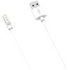Blueshaweu Cavo di ricarica compatibile con smartwatch Popglory 2,0'' P95, caricatore per smartwatch Popglory P95/ZOSKVEE P95 / Coollia P95 / Narcid P95 (bianco)