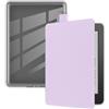 Youngme Custodia per Kindle da 6 (10a generazione 2019), ultra trasparente, morbida e flessibile, in TPU trasparente, con funzione di accensione/spegnimento automatico, per Kindle (modello n. J9G29R), viola