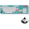 Akko Tastiera da gioco wireless 5108B Plus Tastiera da gioco Hatsune Miku Tastiera meccanica Tri-Mode sostituibile a caldo Retroilluminazione RGB, Interruttore pre-lubrificato per pianoforte