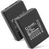 subtel 2x Batteria per Telecomando Compatibile con Autec B07C TF02, E16 KTC, E16 Sirio 42, MBM06MH - (700mAh, 7.2V)